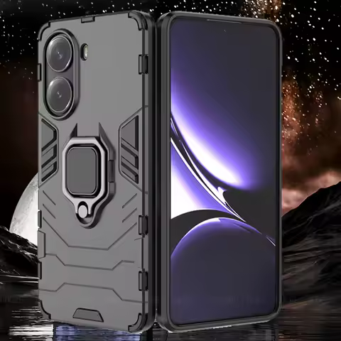 For Poco X7 Pro Case Cover Xiaomi Poco X7 Pro Capas Phone Back Stander Bumper Shockproof Ring Magnet