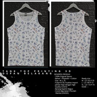 Tanktop/Singlet Pria/Wanita|Olahraga/Pantai | Motif- Cool Dude