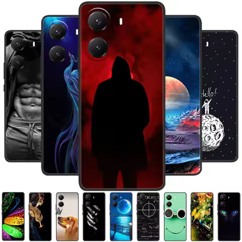 Cartoon Fashion Case For Xiaomi Poco X7 Pro Coque 2412DPC0AG Soft Silicone TPU Phone Cover For Redmi