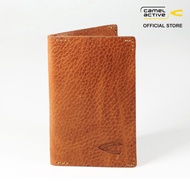 [Clearance] camel active Genuine Leather Men's Card Wallet 2 Card Compartments Pull Up Finished - Br