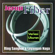 Jeruji Fiber Ring sangkar Burung &amp; Layangan Naga Bermacam ukuran 0.5 mm 1mm 1.3mm 1.5mm