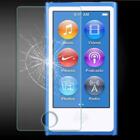Tempered Glass Shield Guard for Apple ipod Nano 7 8 Protective Film Nano7 Nano8 MP3 Front Screen Dis