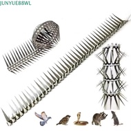 JUNYUE88WL Stainless Steel Bird Spikes, Flexible 0.5/1m Squirrel Deterrent, Bird Scare Bendable Wate