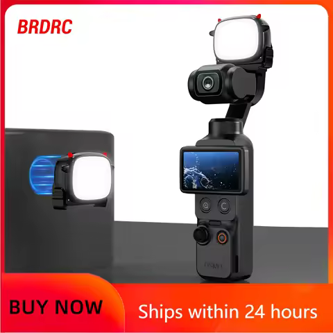 BRDRC Magnetic Selfie Light for DJI OSMO Pocket 4 3 Accessories Vlgo Video Fill Light 3000K-6000K Ad