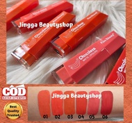 COD/ Kiss Beauty Lip Gloss Matte Chocolate Lip Cream/ Lipgloss cantik termurah/ Jingga Beautyshop/ E