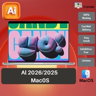 Al 2026/2025 Mac0S M1/M2/M3/M4/M5 Chip or Intel Chip OS Full leading vector design Macbook/Mac Softw