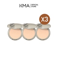 [แพค3ชิ้น] KMA แป้งผสมรองพื้น เนียนกริบ SPF 15PA+++ Perfect Smooth Powder (ยกแพคถูกกว่า)