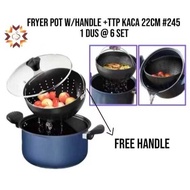 / Frying Pan/ Strainer Pan Multipurpose Pan/ Ear Pan 2 22CM