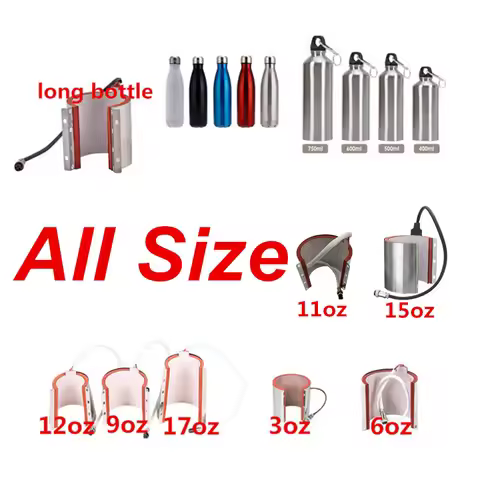 Sublimation Printer Silicone Mug Wrap Printing Mug Heat Press Element Parts For 3oz/6oz/9oz/11oz/12o