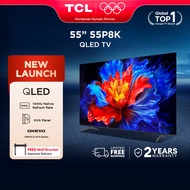 New TCL 4K QLED HDR Smart TV P8K Series - 55/65/75/85/98 inch (QLED 144Hz Native Refresh Rate ONKYO 