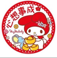 Melody 新年靜電貼