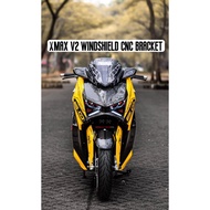 Xmax 2017-2022 Windshield Bracket V1/V2 Xmax 2023 Windshield Bracket CNC Made In Thailand TANUTONG