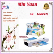 ❈ ✩ ஐ MinYuan LAMINATING FILM A4 125MICRON [100SHEETS]