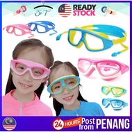 [#B13] M'SIA READY STOCK Kids Swimming Goggle Swim Diving Adjustable Waterproof Anti-fog Wide Vision