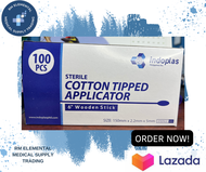 Cotton Tipped Applicator INDOPLAS 100pcs per BOX