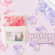 💜[SG] - Fast Shipping | 3IN1 Laundry Detergent + Softener + Beads Capsules / Washing Clothes Capsule (30s) - Zyf