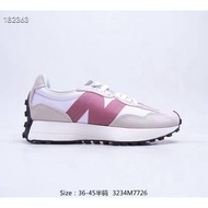 CRWE New Balance NB 327 GREY WHITE SHOES