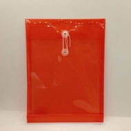 【1BOX=120PCS！！！】 ASTAR A4 ENVELOPE FILE/A4 size Rope Document File / A4透明信封文件 EN01A (Price For 1 Box