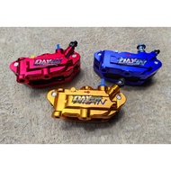 MERAH Nis5in monoblock caliper 4 piston right universal color blue red silver gold gold front disc d