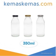 300ml Tokyo Twist Juice Glass Bottle Glass Coffee Bottle/ Glass Milk Bottle