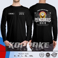 Free OSIS MANAGEMENT T-Shirt with Your Name and Your School Name v5 Long Sleeve Distro Shirt