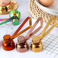 Stainless Steel Egg Shell Opener Titanium-Plated Eggshell Opener Egg Opener