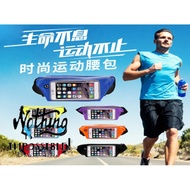 Waterproof Sports Waist Belt Bum Pouch Fanny Pack Jogging Camping Gym Zipper Bag