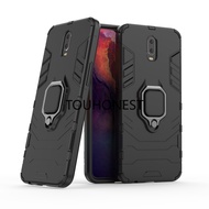 Casing Oppo R17 Pro Case Oppo R15 Pro Case Oppo A7X Pro Case Oppo A1K Case Armor PC Shockproof Hard Cassing Cover Cases With Metal Ring Stand Phone Case