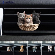 OKCATZONE Car Air Freshener Diffuser Cat Car Air Outlet Perfume Clips Air Outlet Aroma Diffuser Vent