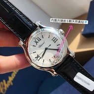 [Authentic Original Order Original Box Packaging] Chopard Chopard New Style Black Strap Happy Diamon