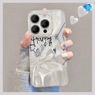 Be09 SS965 GL070 White Coquete Happy Silver Feather Case Hardcase Casing hp Compatible For OPPO A3X 