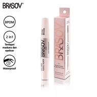 UNQ Brasov 2 in 1 Mascara & Eyeliner – Volume Solid Black Waterproof
