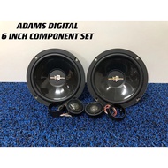 ADAM DIGITAL AUDIO SYSTEM 6 INCH SPEAKER WITH TWEETER Bass MID ADAMS Speker Spekar