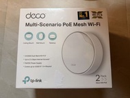 TP-Link Deco X50-POE(2件裝) AX3000 Mesh WiFi 6 路由器連PoE (全新連盒包郵)