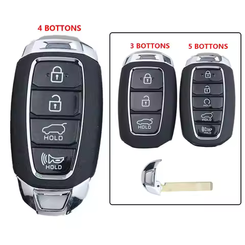 3/4/5BNT Car Key Housing Shell for Hyundai Creta I20 I30 IX35 IX25 Elantra Grandeur Ig Accent Solari
