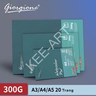 [Kee-art] giorgione 300gsm A5/A4/A3 watercolor drawing book watercolor book 300gsm