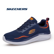SKECHERS_Gowalk MAX-สเก็ตเชอร์ส ผู้ชายกีฬารองเท้าผู้ชายรองเท้า Slip-On รองเท้าลำลองเดินรองเท้าผู้ชายรองเท้ากีฬาผู้ชาย ดำ
