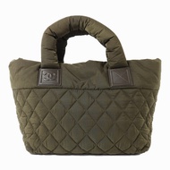 CHANEL 尼龍Coco Cocoon銀扣手挽袋