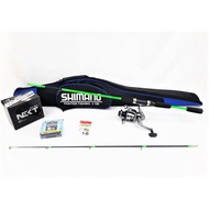 SEA Fishing Set/FASTER FIBER RODS up to 40LBS and METAL SPOOL ROD max DRAG 20KG