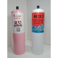 refill eko Gas Penyaman Udara TAMBAH topup psi Air Conditioner 980ML R32 Terbaru Gas HOME Aircond  (split unit) 冷气空调气体