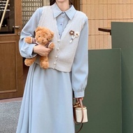 E1 Women's wool vest, Korean style multicolored short V-shaped knitted vest L270 HL-22.4 e2