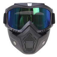 GXT Classic Motorcycle Rider Helmet Goggles Mask Retro Windproof