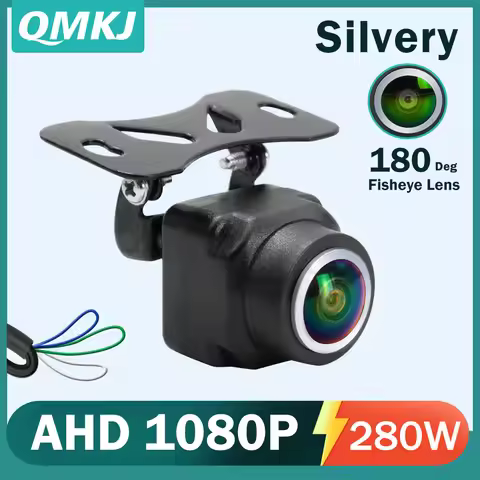 AHD 1080P Vehicle Camera Night Vision Silver Lens Rear View Universal Backup Camera Car Monitor Head
