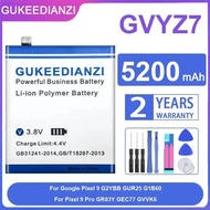 Mobile Phone Battery GVYZ7 5200mAh For Google Pixel 9 G2YBB GUR25 G1B60 For Pixel 9 Pro GR83Y GEC77 