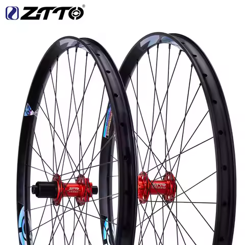 ZTTO MTB DR390 AM Enduro Tubeless Wheelset Ratchet 36T 29 27.5 35mm Wide Rim 148 Boost Hub 142 Thru