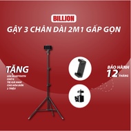 Livestream BILLION 3-Pin Stick Via Tripod Video With 2m1 BILLION Foot Phone Holder