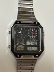 CITIZEN 錶 ana digi temp JG2126-69E
