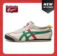 Authentic Onitsuka Tiger MEXICO66 men's and women's casual shoes sports shoes olive green