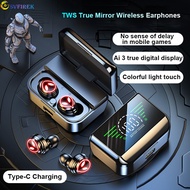 TWS True Wireless Bluetooth Earphones True Mirror Digital Earphone TWS Earphone Bluetooth 5.2 Earbud