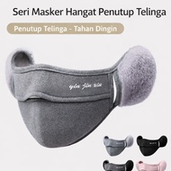 Earmuff+Masker Dewasa Winter 2 in 1 Hangat dan Lembut Pria Wanita *RBK